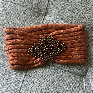 NWT Urban Outfitters crystal bead turban ear warmer